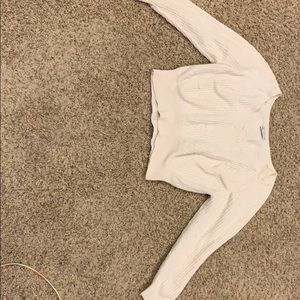 Cream sweater